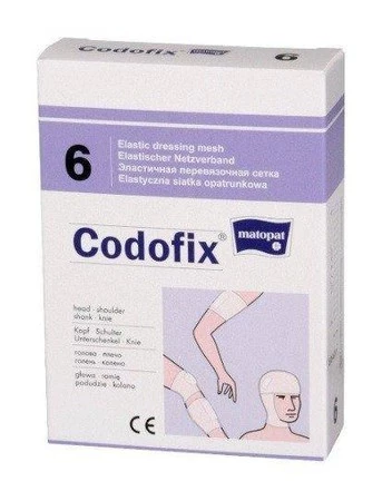 Codofix elastyczna siatka opatrunkowa głowa, ramię, podudzie, kolano