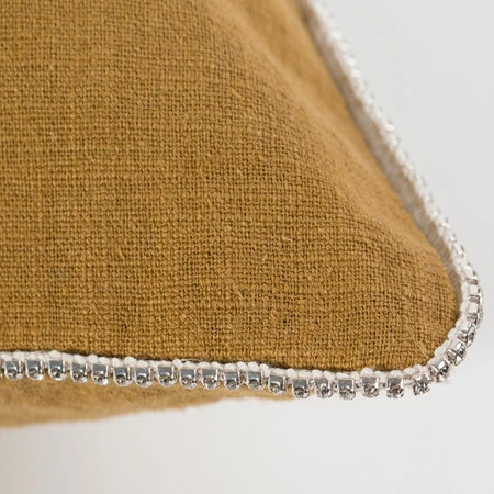 Poszewka Len 43 x 43 cm, Miodowy