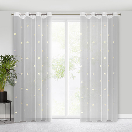 FIRANA GOTOWA ELSA 140 X 250 CM BIAŁY
