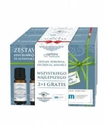Optima Natura Potrójny Pakiet Świąteczny Zestaw Zdrowia, Szczęścia i Miłości 9 x 10 ml
