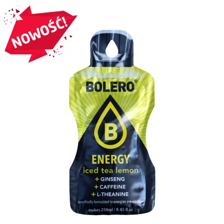 Bolero Energy Iced Tea Cytryna 7g napój w proszku ze stewią