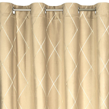ZASŁONA DEKORACYJNA PIERRE CARDIN MARGO 140 X 250 CM BEŻOWY