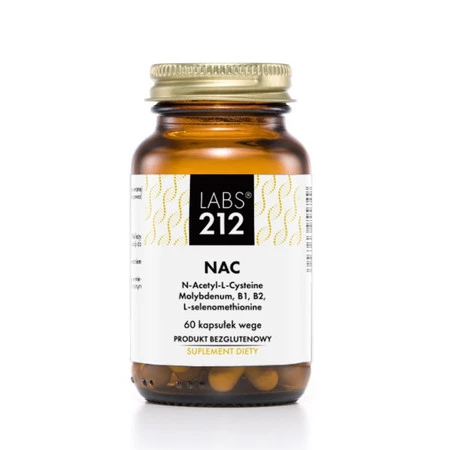 Labs212 NAC - N-Acetylo-L-Cysteina 300 mg  - 60 kaps.