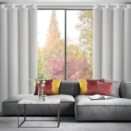 FIRANA GOTOWA ARIADNA 2 140 X 250 CM BIAŁY