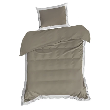 Komplet pościeli Laura, 220 x 200 cm, Ciemnobeżowy