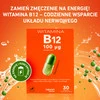 Nexon Witamina B12 100μg wspiera prawidłowe funkcjonowanie organizmu 30 kaps.