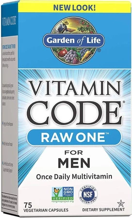Garden of Life Vitamin Code Raw One for Men 75 kaps.
