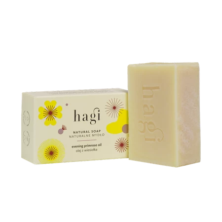 Hagi − Naturalne mydło z olejem z wiesiołka − 100 g