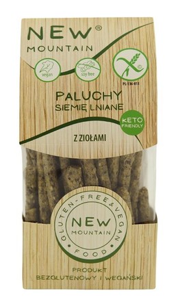 PALUCHY Z SIEMIENIEM LNIANYM I ZIOŁAMI BEZGLUTENOWE 200 g - NEW MOUNTAIN