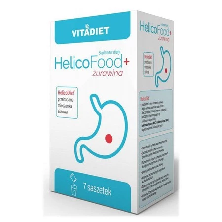 Vitadiet Helicofood 7 Sasz. Jelita, Wrzody Żołądka