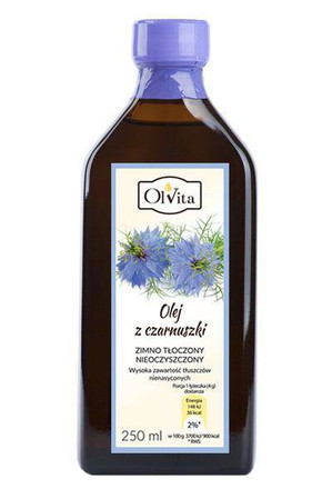  Olvita Olej Z Czarnuszki Zimnotłoczony 250Ml