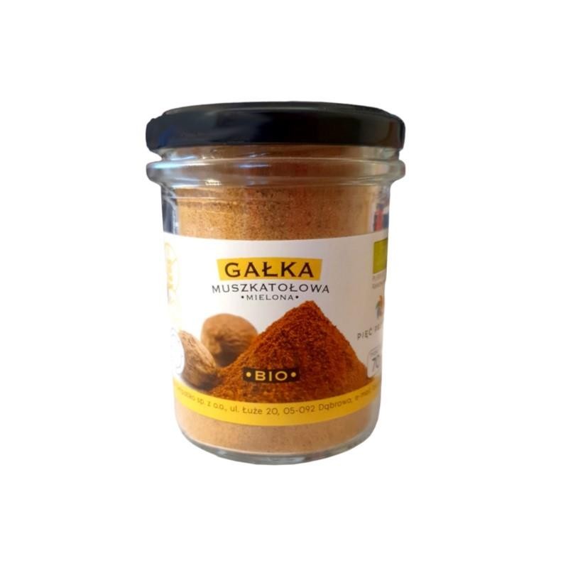 Gałka muszkatołowa mielona BIO Ekologiczna Bezglutenowa 70 g Pięć Przemian