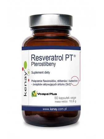 Pterostilbeny Resveratrol PT (60 kaps.)