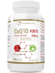 Progress Labs Coenzyme Q10 Forte + L-leucyna 120 kaps.