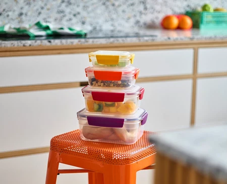 JJ-Zestaw 8 pojemników 16el. Nest Lock