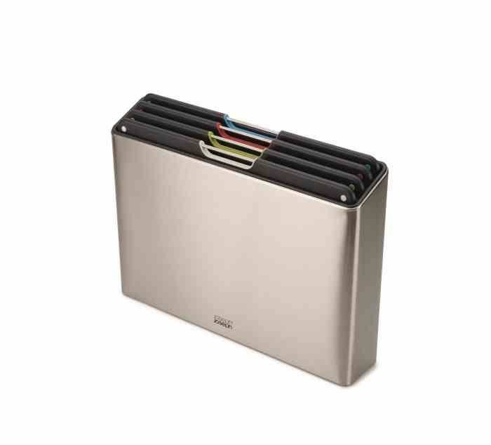 JJ - Zestaw 4 desek do krojenia Folio Steel - Nabea.pl