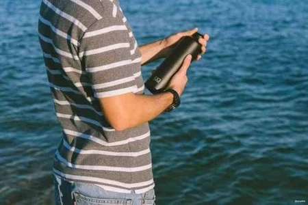 MB - Butelka termiczna Steel, Black Onyx