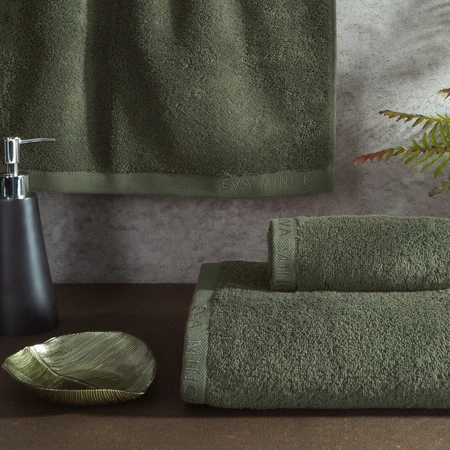 Komplet Ręczników Venus 46 x 36 x 7 cm, Ciemnooliwkowy