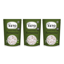 Zestaw: 3x Keto Chef Makaron Konjac Fettuccine Bezglutenowy Bio 270g
