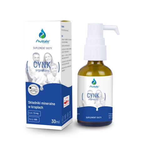 Avitale Cynk (Glukonian cynku) 7,5mg 30ml