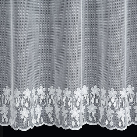 FIRANA GOTOWA SADIE 300 X 150 CM BIAŁY