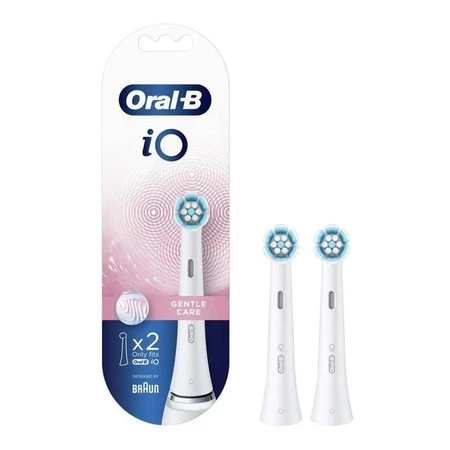 ORAL-B BRAUN KOŃCÓWKI RBSW-2 iO GENTLE CARE WHITE 2szt.