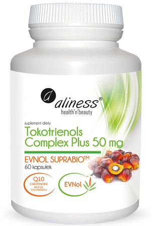 Zestaw 2x Tokotrienols Complex PLUS 50 mg, EVNOL SUPRABIO x 60 caps.