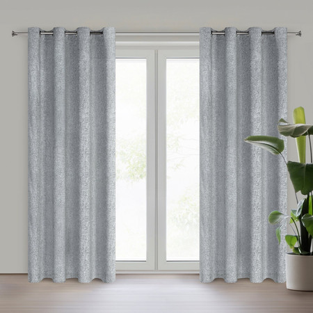 Zasłony  ZAS/ADELINA/STAL 140X250 PRZELOTKI