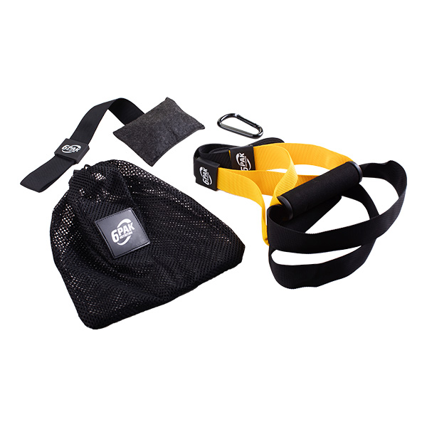 6PAK MULTI-WORKOUT STRAPS P1 012 YELLOW - Nabea.pl