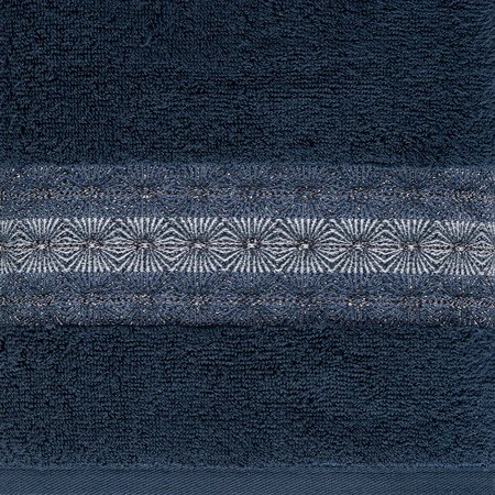 Ręcznik Malika (04), 70 x 140 cm, Granatowy