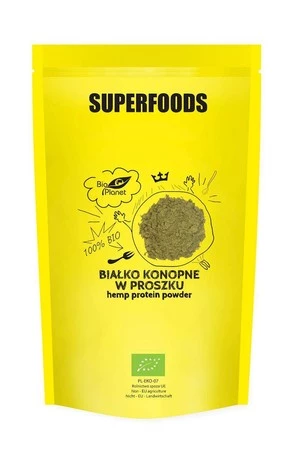 BIAŁKO KONOPNE W PROSZKU BIO 500 g - BIO PLANET