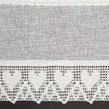 FIRANA GOTOWA DORIS NA TAŚMIE 150 X 30 CM KREMOWY