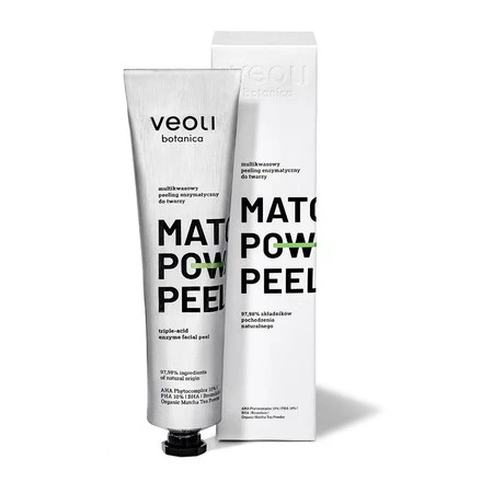 Veoli − Matcha Power Peel, multikwasowy peeling enzymatyczny − 75 ml