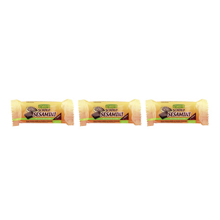 Zestaw: 3x SEZAMKI W CZEKOLADZIE BIO 27 g - RAPUNZEL