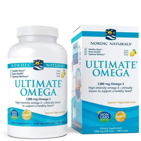 Nordic Naturals − Ultimate Omega 1280 mg − 180 kaps.