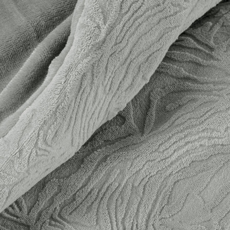 Komplet pościeli Flano, 220 x 200 cm, Srebrny
