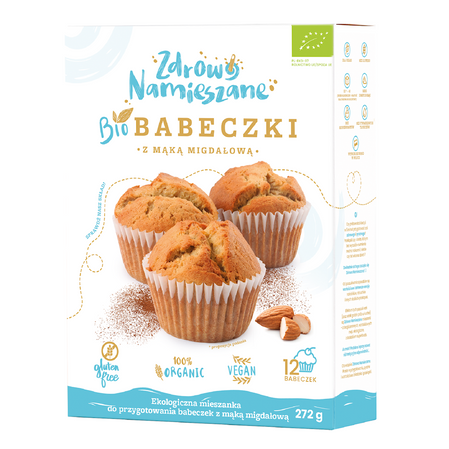ZDROWO NAMIESZANE MIESZANKA NA BABECZKI Z MĄKĄ MIGDAŁOWĄ BEZGLUTENOWA BIO 272 g