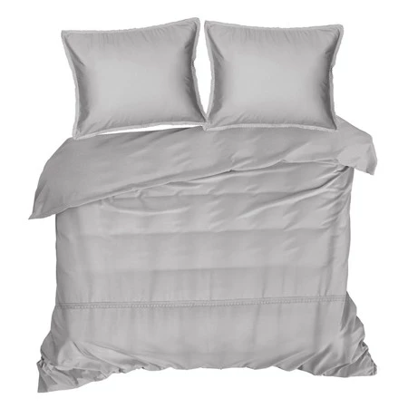Komplet pościeli Retro 5, 220 x 200 cm, Jasnoszary