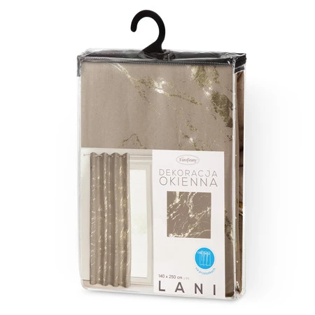 ZASŁONA GOTOWA LANI 140 X 250 CM BRĄZOWY