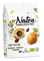 NATEN MINI MUFFINKI Z CZEKOLADĄ BEZGLUTENOWE BIO 200g