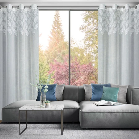 FIRANA GOTOWA ANET 140 X 250 CM BIAŁY