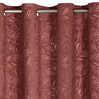 ZASŁONA GOTOWA OCTAVIA 140 X 250 CM CIEMNORÓŻOWY