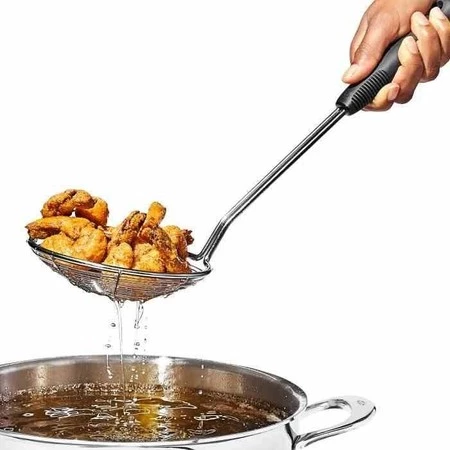 OXO-Cedzak chiński stalowy, czarny, Good Grips