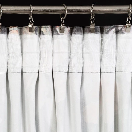 ZASŁONA GOTOWA ALANI NA TAŚMIE 140 X 270 CM CZARNY