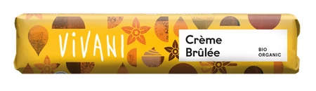 BATON Z MLECZNEJ CZEKOLADY Z NADZIENIEM MLECZNYM I KARMELEM BIO 40 g - VIVANI