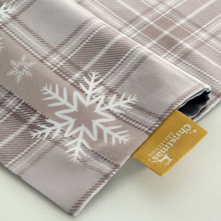 OBRUS ŚWIĄTECZNY HOLLY 30 X 40 CM BEŻOWY