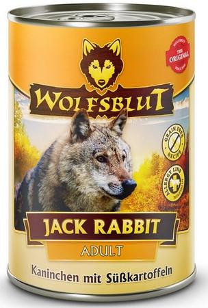 Wolfsblut Dog Jack Rabbit – królik, zając i bataty 395g