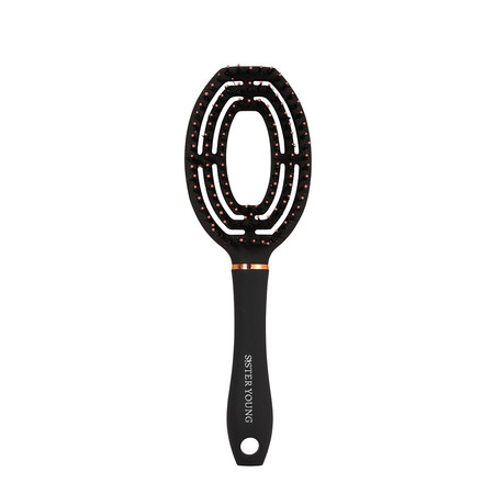 Coco Hair Brush szczotka do włosów z włosiem dzika Black