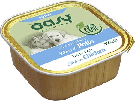 OASY Dog Tasty Pate Puppy Junior Chicken dla szczeniąt 150g