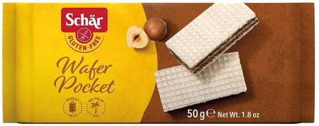 Wafer pocket - wafelki orzechowe BEZGL. 50 g